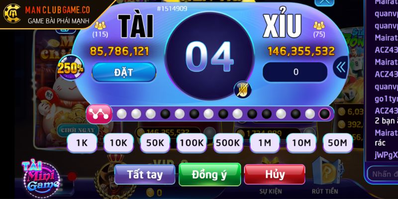 Công thức đánh tài xỉu online Manclub Paroli